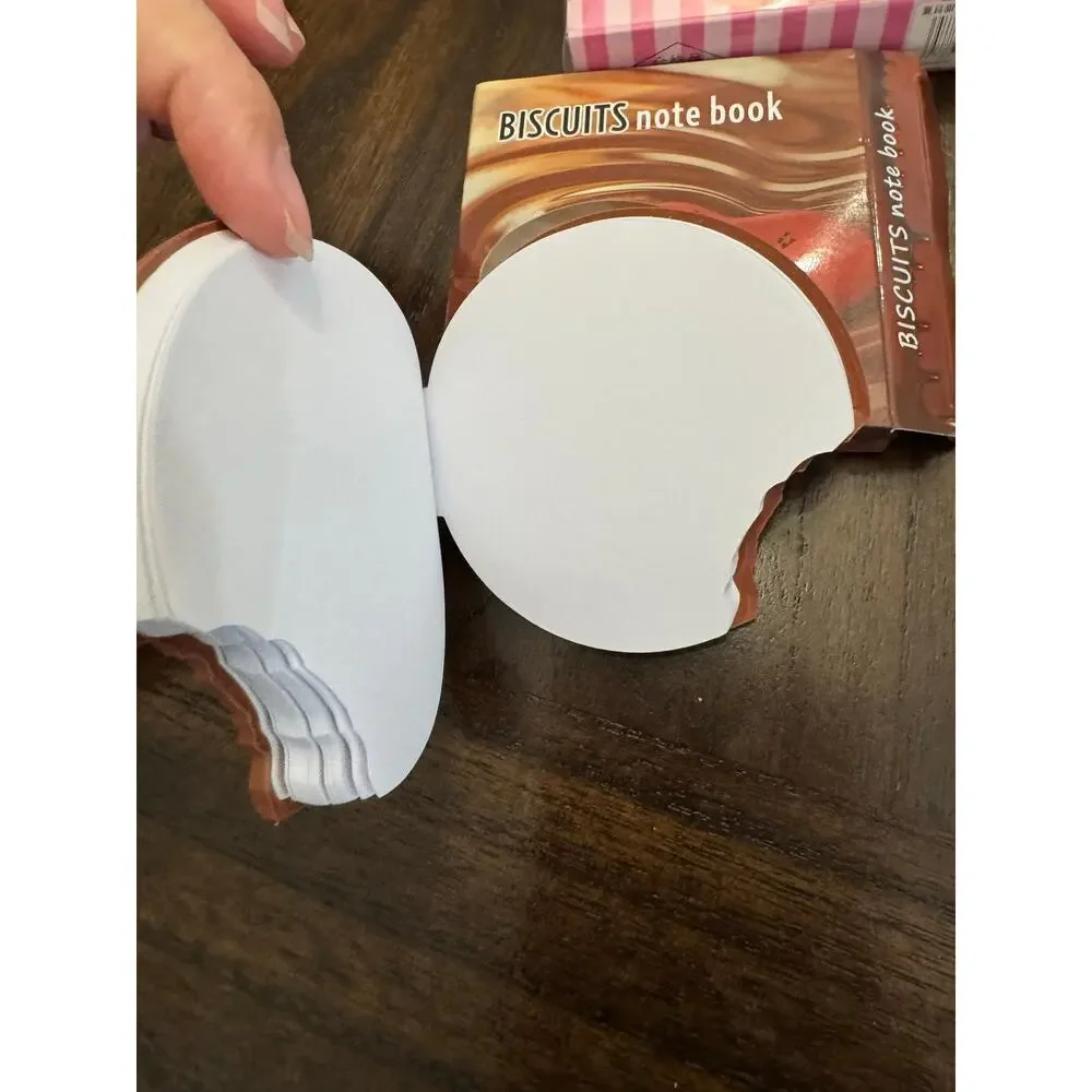 Scented Biscuit themed set with ice cream cone eraser and multicolor burger pen